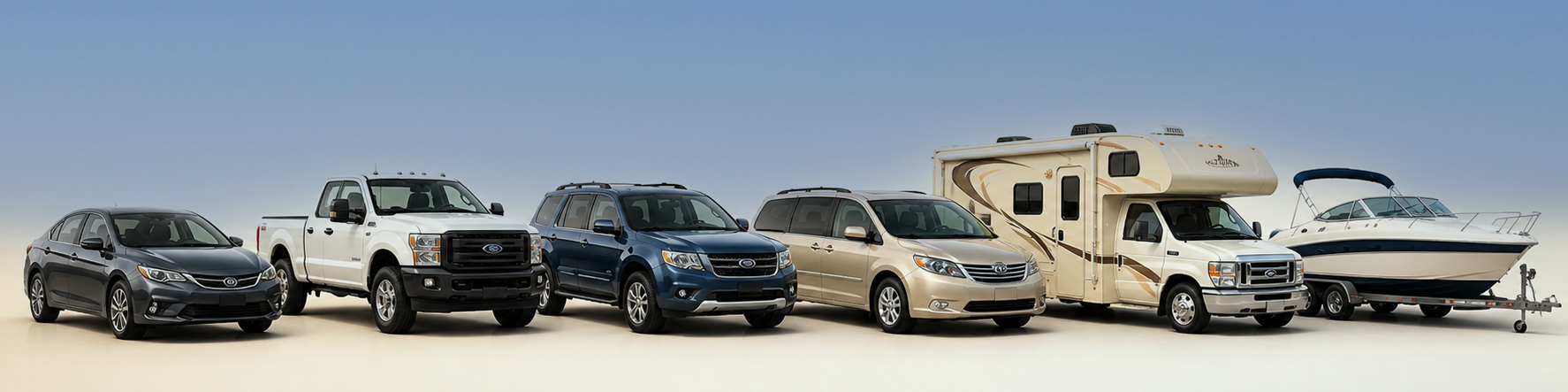 Car, Truck, SUV, Mini Van, RV, Boat